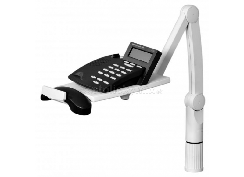 Stojan na telefón kĺbový otočný HANSA sivý