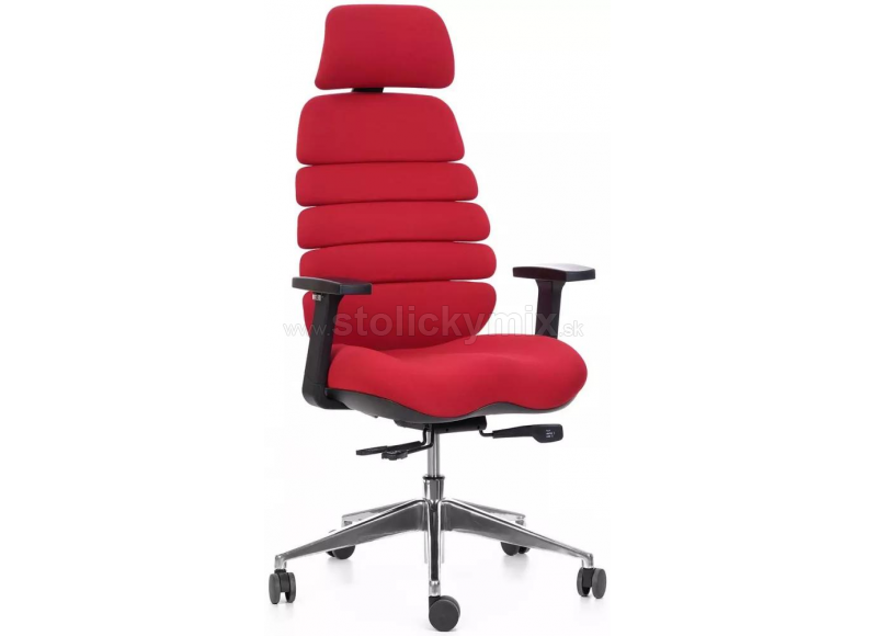 MERCURY Kancelárska stolička SPINE červená s PDH