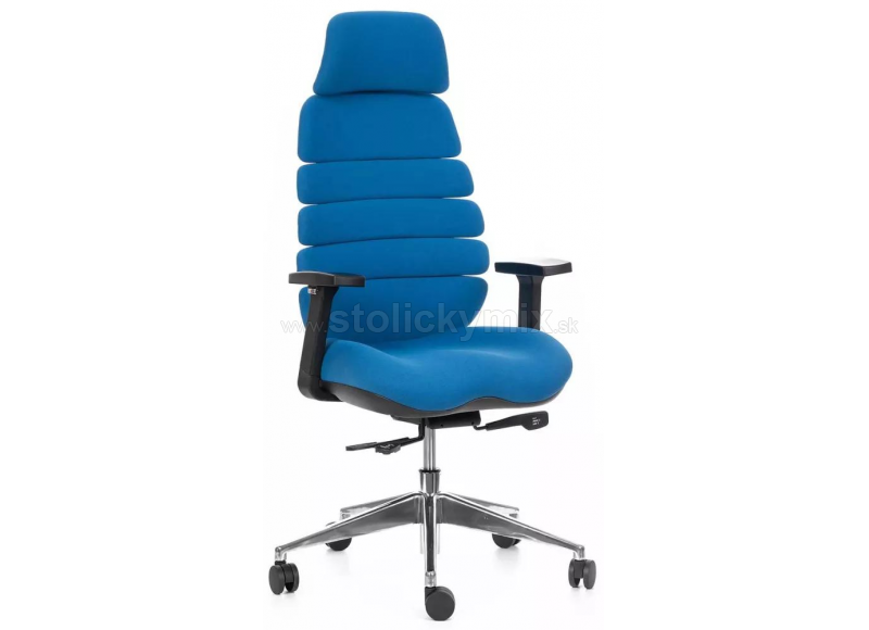 MERCURY Kancelárska stolička SPINE modrá s PDH