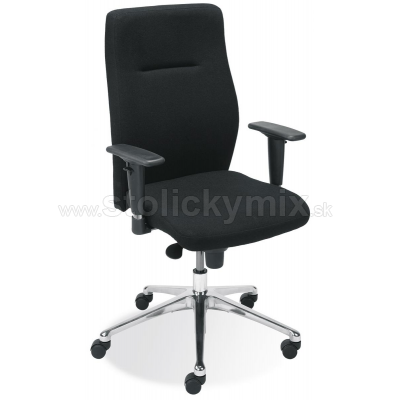 NOWY STYL Kancelárska stolička ORLANDO UP BLACK SM01 