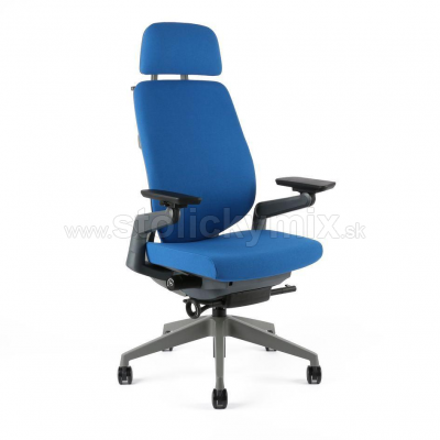 OFFICE PRO Kancelárska stolička KARME F-03 BLUE