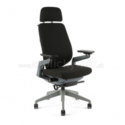 OFFICE PRO Kancelárska stolička KARME F-06 BLACK