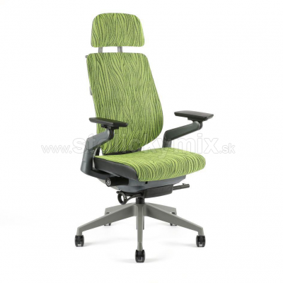 OFFICE PRO Kancelárska stolička KARME MESH A-06 GREEN