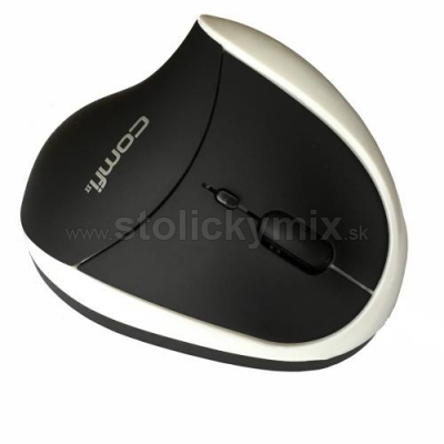 Ergonomická bezkáblová počítačová optická myš Wow Pen Comfi II (biela)