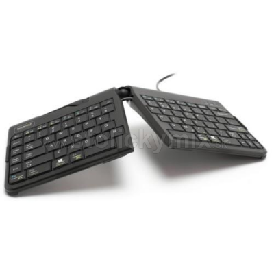 Ergonomická skladacia káblová klávesnica GoldTouch Travel Go2 (English)