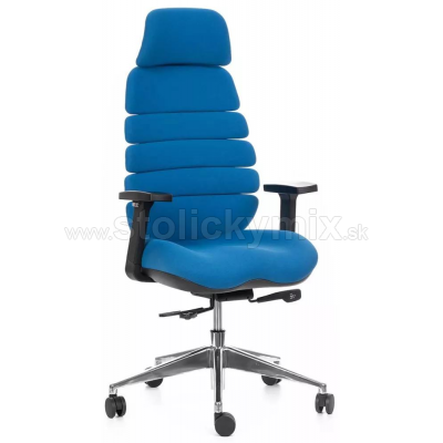 MERCURY Kancelárska stolička SPINE modrá s PDH