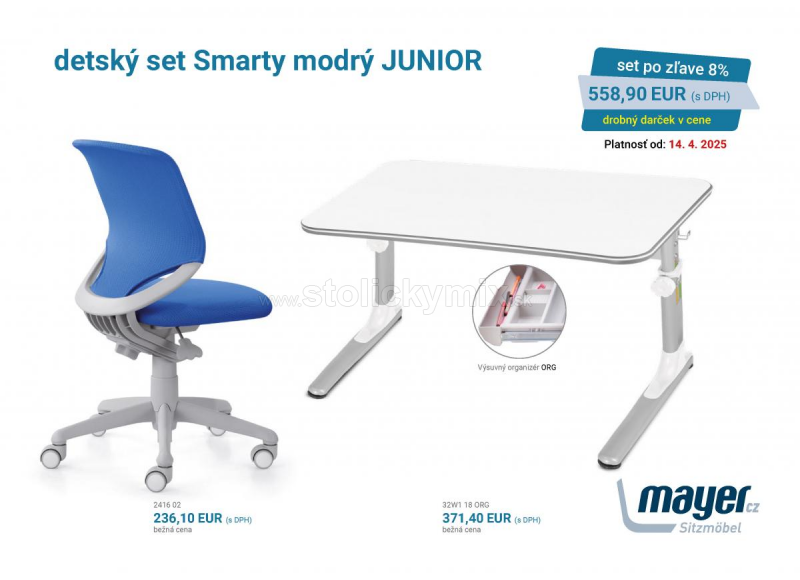 DETSKÝ RASTÚCI SET MAYER SMARTY modrý JUNIOR