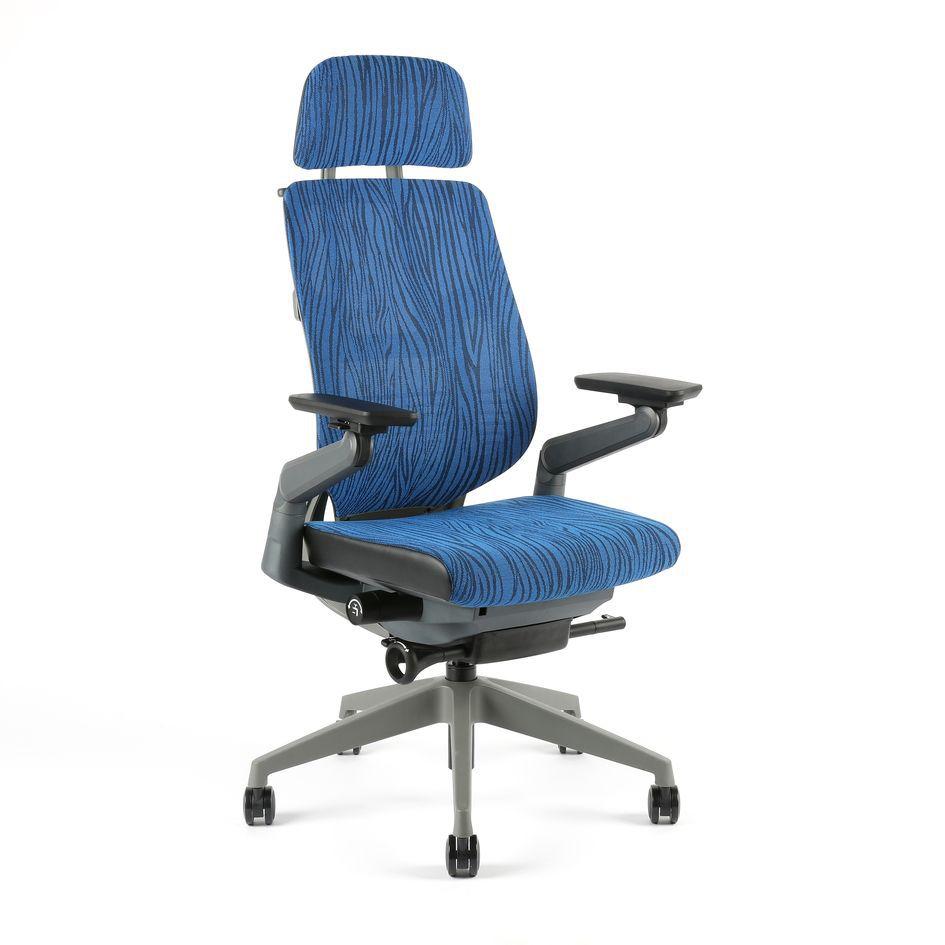 Fotografia produktu: OFFICE PRO Kancelárska stolička KARME MESH A-07 BLUE