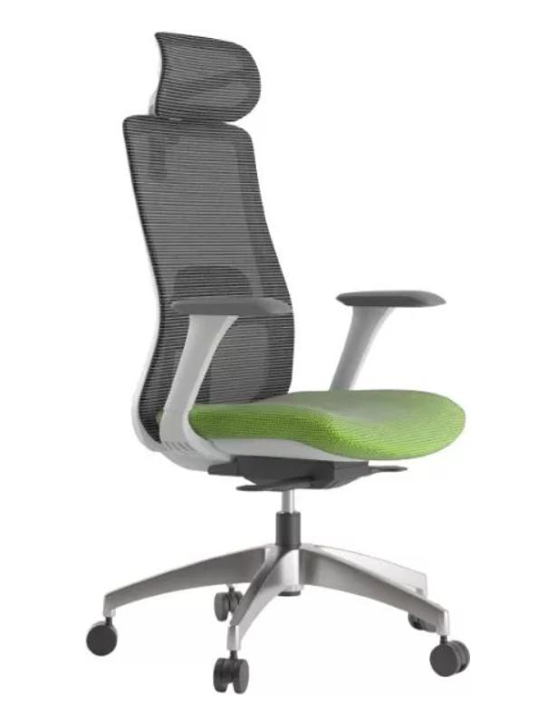 Fotografia produktu: MERCURY Ergonomická stolička WISDOM zelená/sivý plast